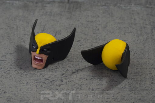 Custom Screaming Head Sculpt Mafex Wolverine
