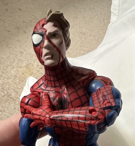 Custom Head Sculpt Battle Damage Peter Parker photo review