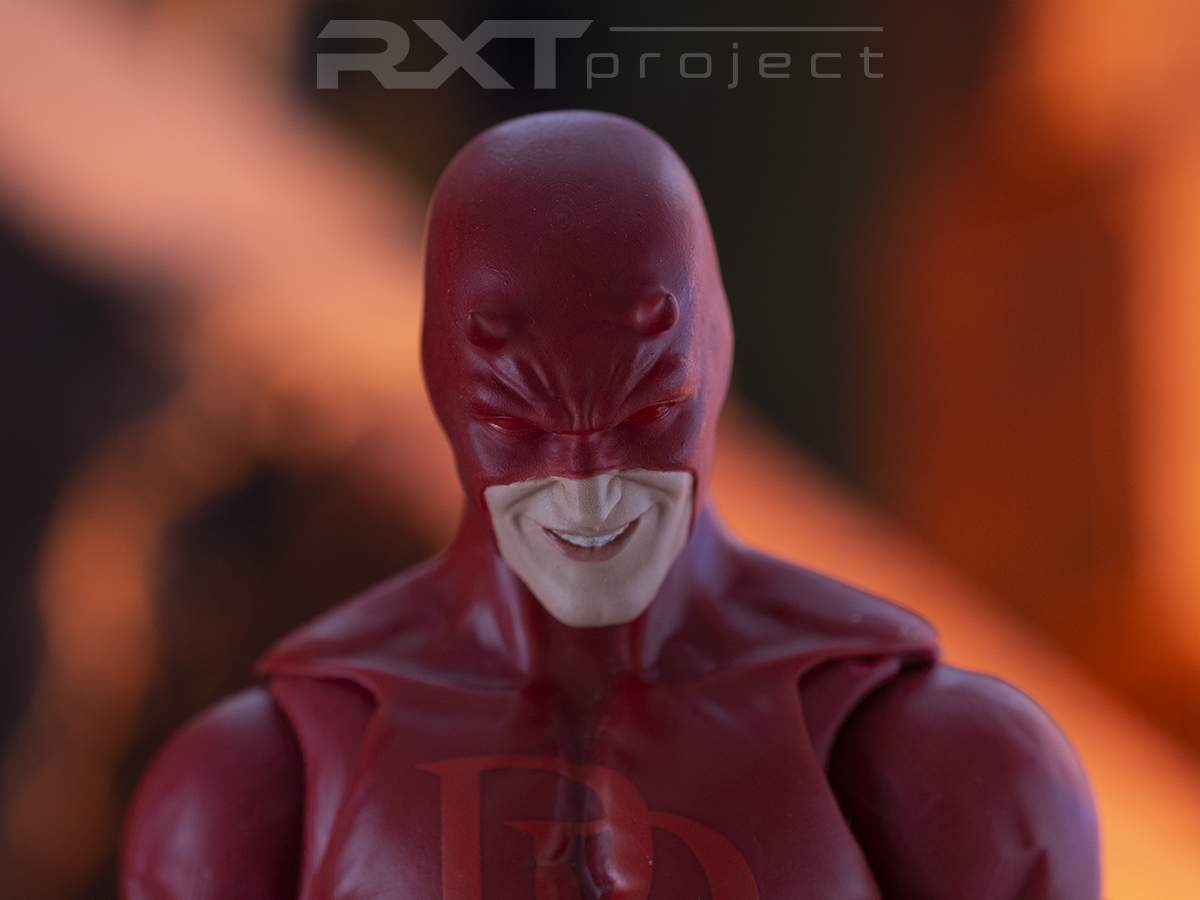 Custom Head Sculpt Smiling Daredevil New