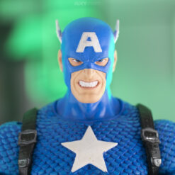 Custom Head Sculpt Classic Captain America Screaming
