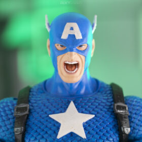 Custom Head Sculpt Classic Captain America Screaming