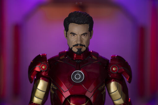 Custom Head Sculpt ZD Toys Iron Man Unmasked