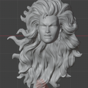 3D Scan HS Mafex Storm Angry