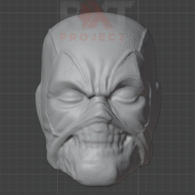 3D Scan HS ML Maximum Deadpool Half Masked