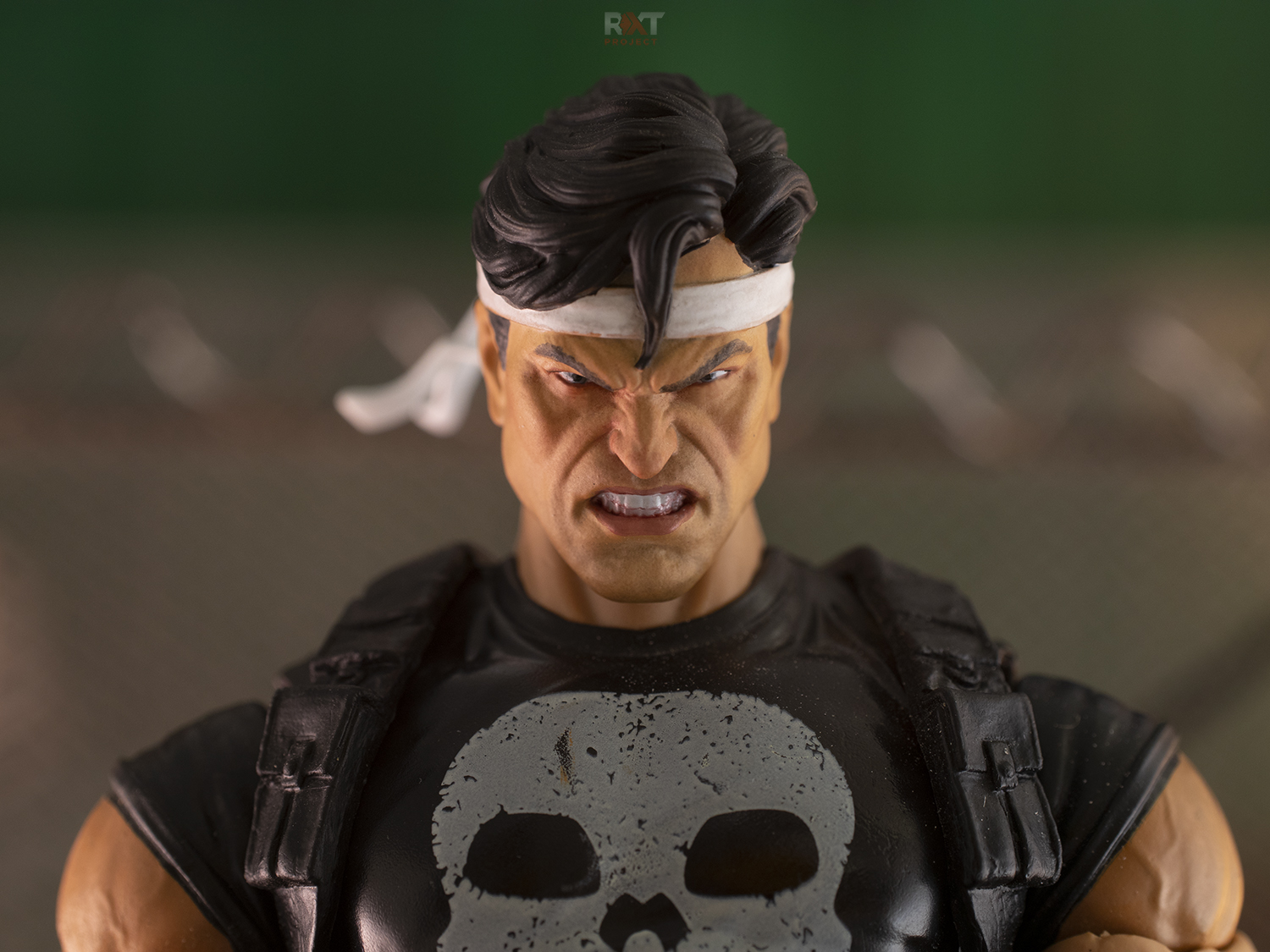 Custom Head Sculpt Classic Punisher with Headband