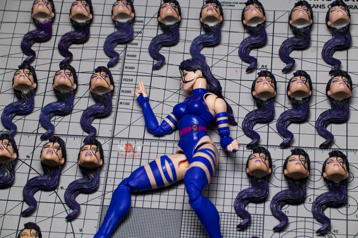 Custom Head Sculpt Psylocke Status Update
